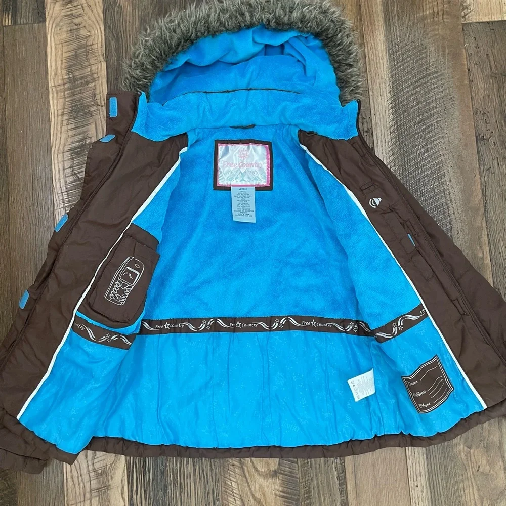 Free Country Winter Coat girl 10/12